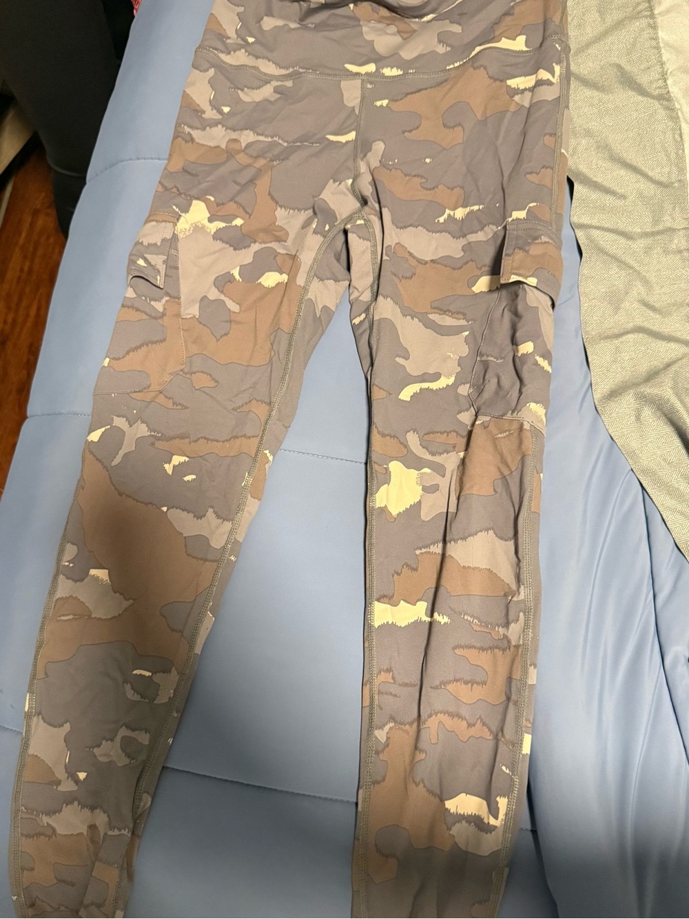 Mono B Camouflage Leggings in Brown, Tan, Gray, Cream